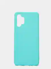 Бирюзовый чехол Samsung Galaxy A32 4G (Самсунг Галакси А32) силиконовый цветной матовый