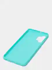 Бирюзовый чехол Samsung Galaxy A32 4G (Самсунг Галакси А32) силиконовый цветной матовый