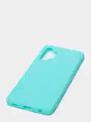 Бирюзовый чехол Samsung Galaxy A32 4G (Самсунг Галакси А32) силиконовый цветной матовый
