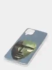 Тёмно-зелёный чехол Samsung Galaxy A12 / M12, Самсунг Галакси А12 / М12 с рисунком Игра в кальмара