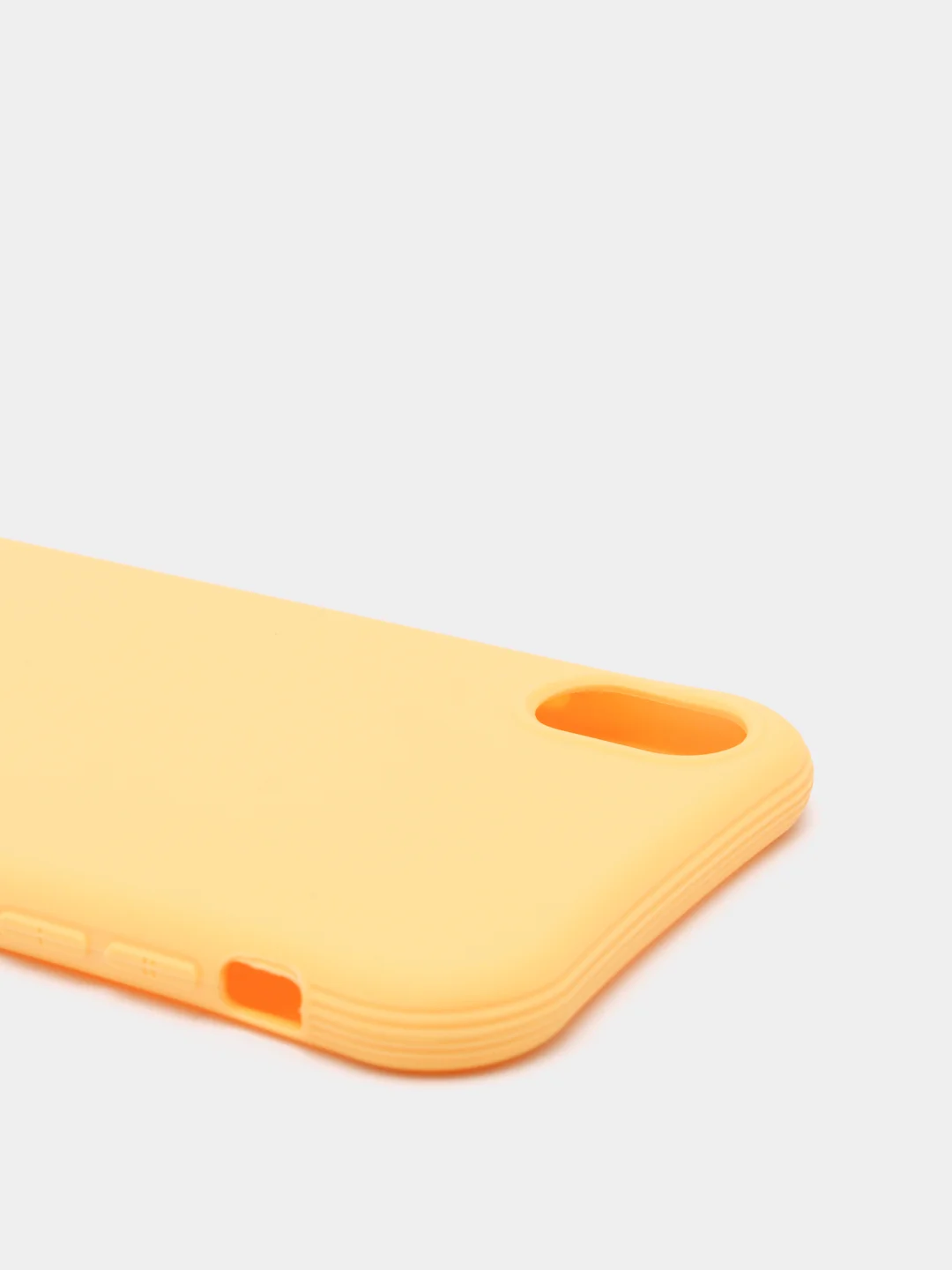 Желтый чехол силиконовый Slim для iPhone XR