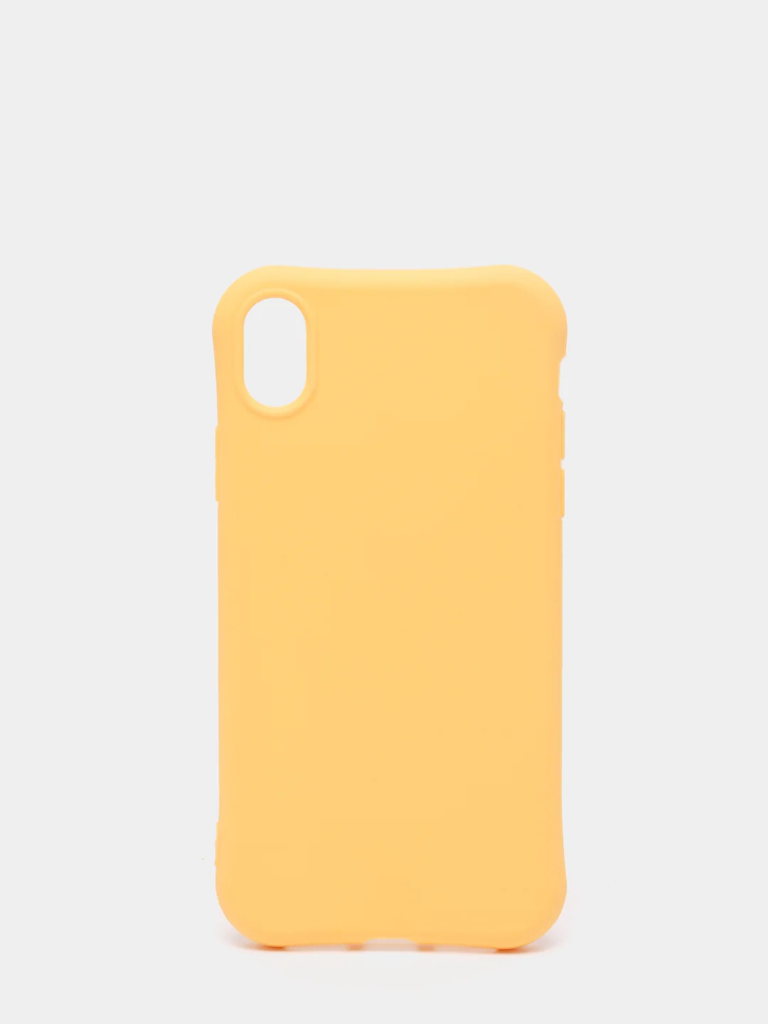 Желтый чехол силиконовый Slim для iPhone XR