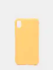 Желтый чехол силиконовый Slim для iPhone XR