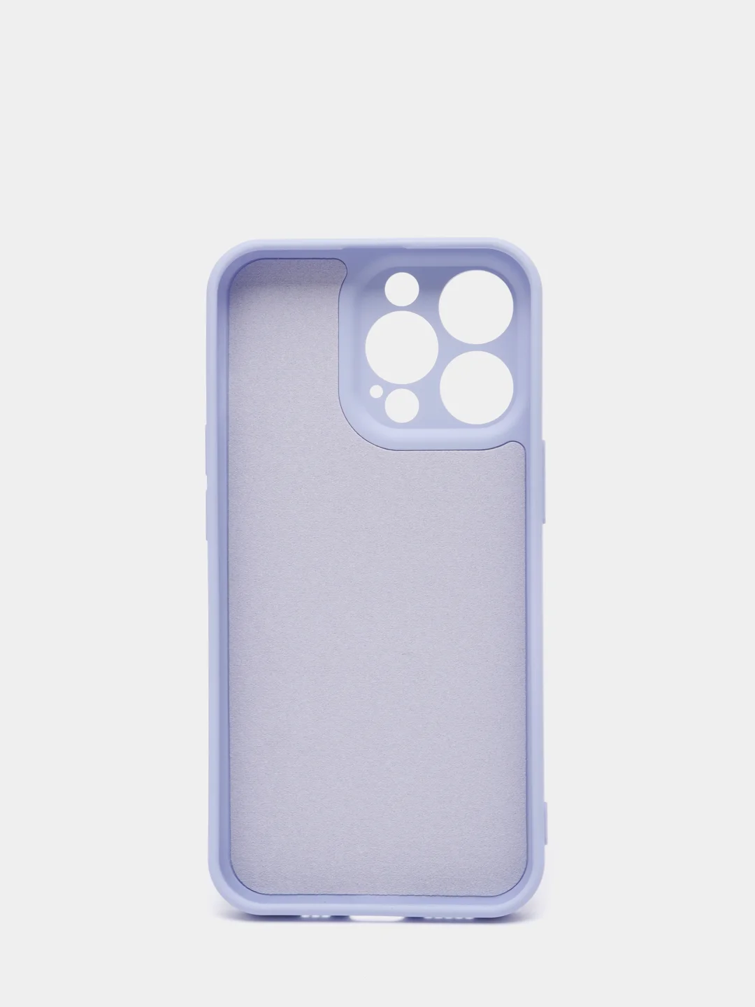 Лавандовый силиконовый чехол с шёлковым покрытием для iPhone 13 Mini, 13 Pro Max