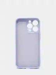 Лавандовый силиконовый чехол с шёлковым покрытием для iPhone 13 Mini, 13 Pro Max