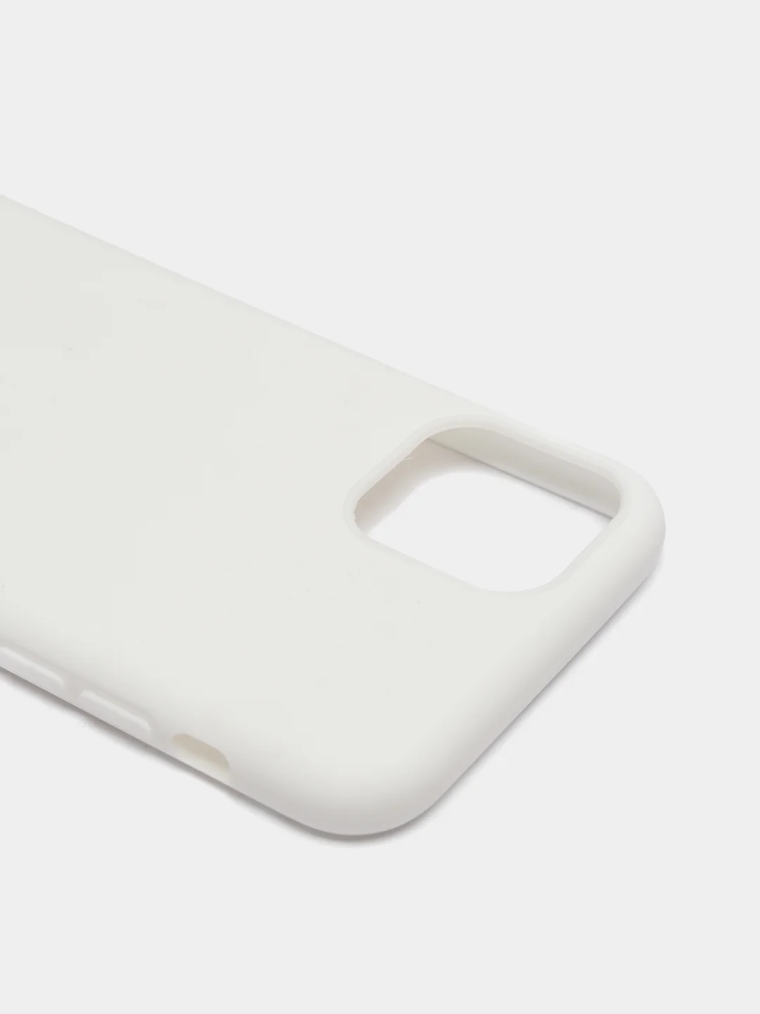 Белый чехол для Apple iPhone 11 Pro силиконовый, матовый, однотонный