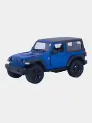 Синий машинка металлическая инерционная/22018 Jeep Wrangler (Hard Top) KT5412DB 1:34 /Kinsmart/