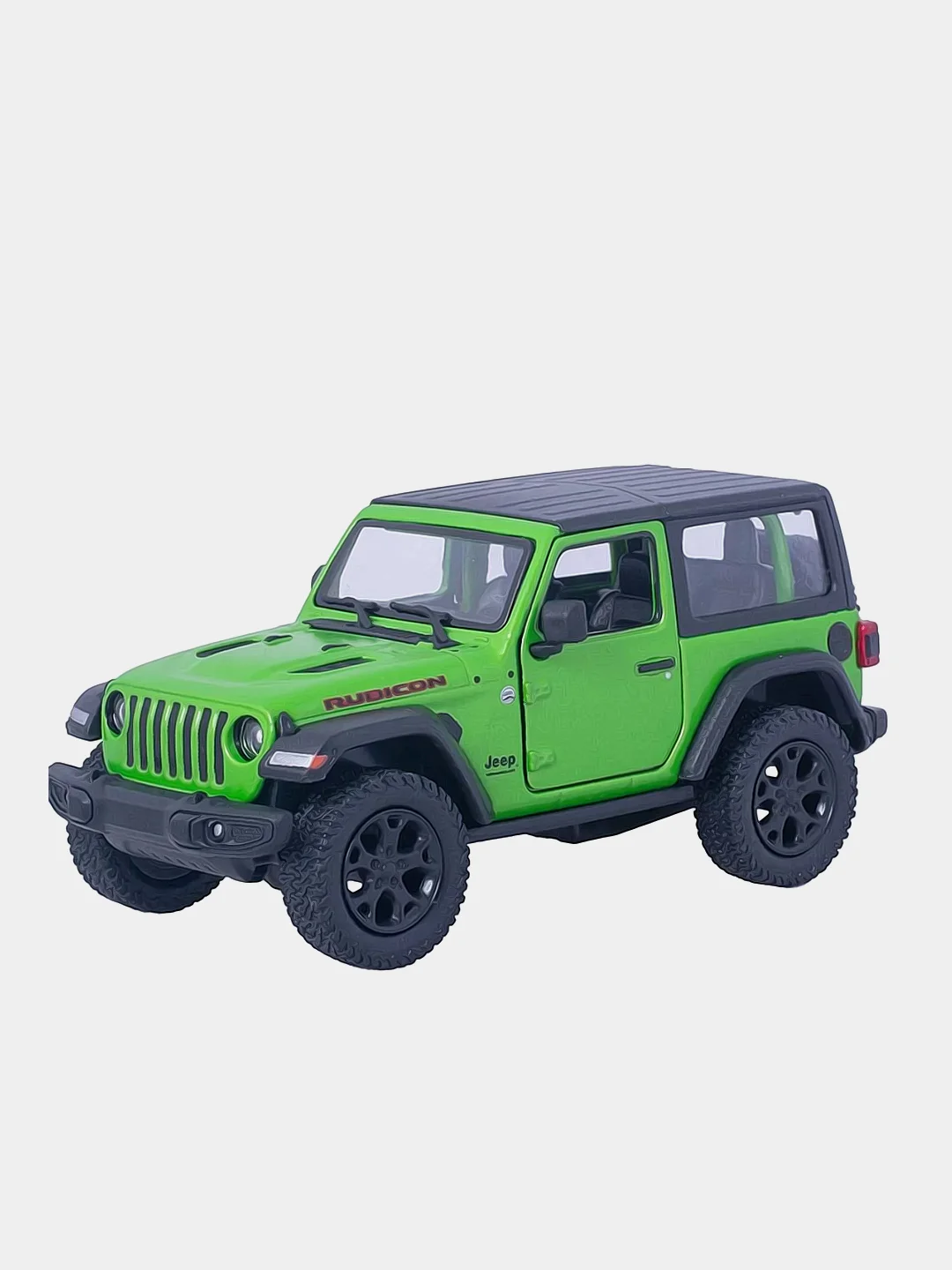 Зеленый машинка металлическая инерционная/22018 Jeep Wrangler (Hard Top) KT5412DB 1:34 /Kinsmart/