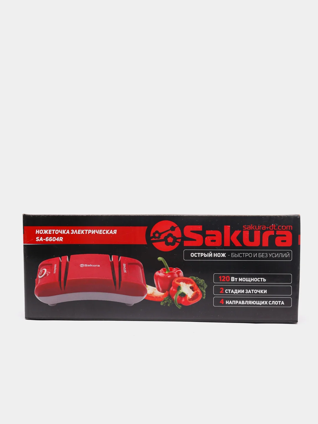 Багровый ножеточка Sakura SA-6604R электрическая