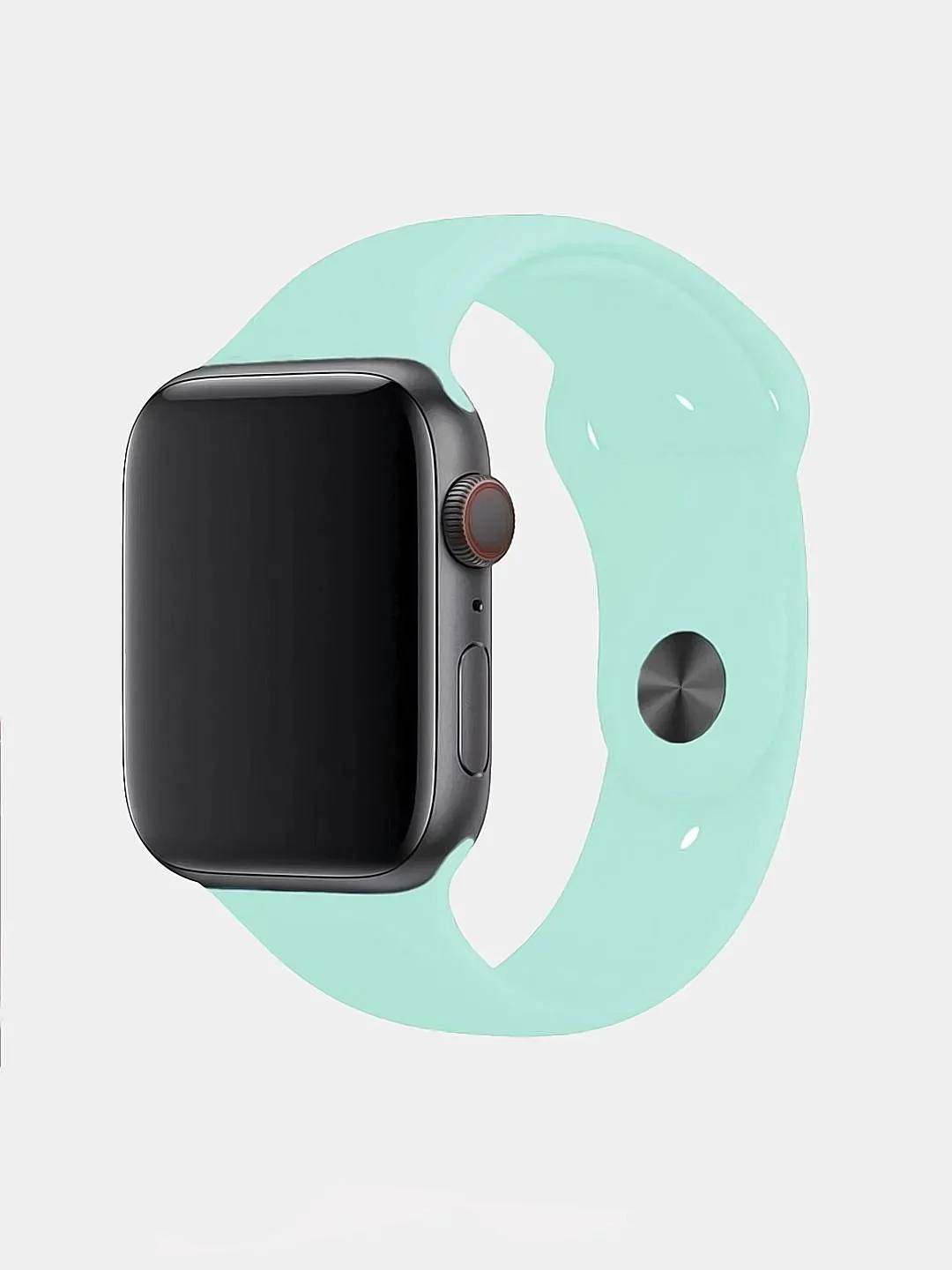 Мятный ремешок для Apple Watch, силиконовый