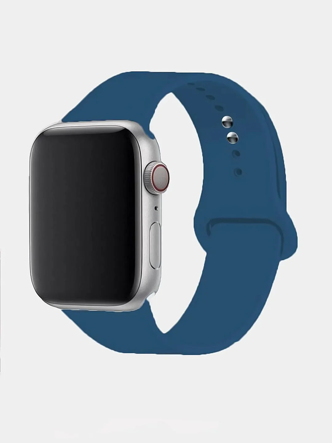 Морской ремешок для Apple Watch, силиконовый