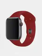 Красный ремешок для Apple Watch, силиконовый