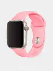 Розовый ремешок для Apple Watch, силиконовый