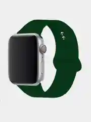 Зеленый ремешок для Apple Watch, силиконовый
