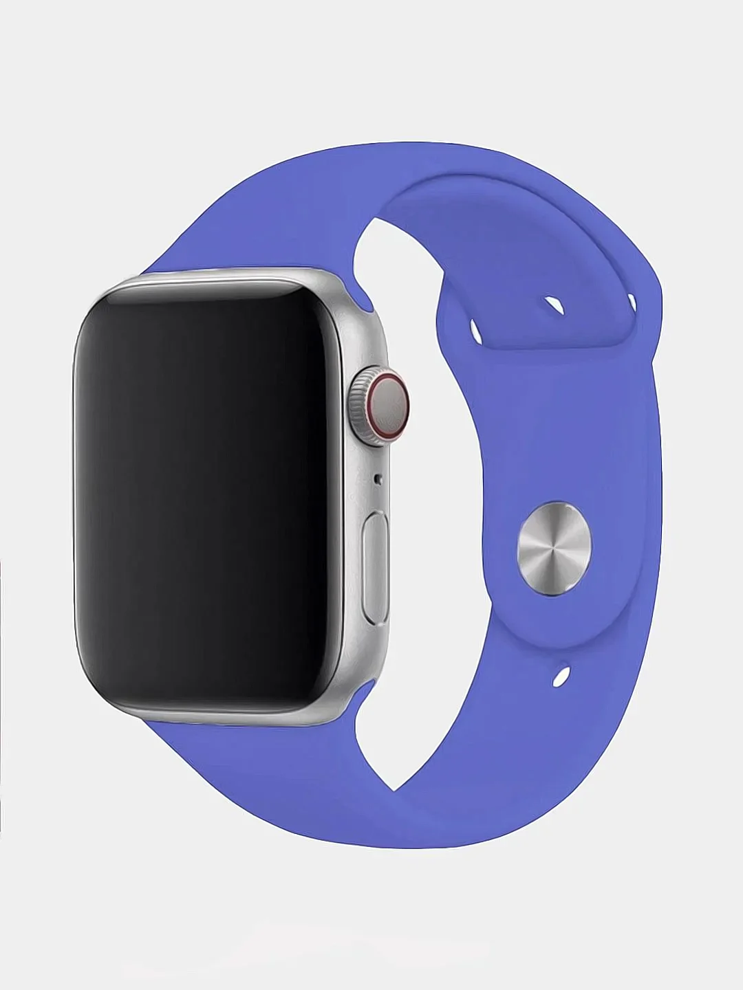 Синий ремешок для Apple Watch, силиконовый