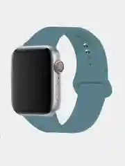 Бирюзовый ремешок для Apple Watch, силиконовый