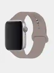 Бежевый меланж ремешок для Apple Watch, силиконовый
