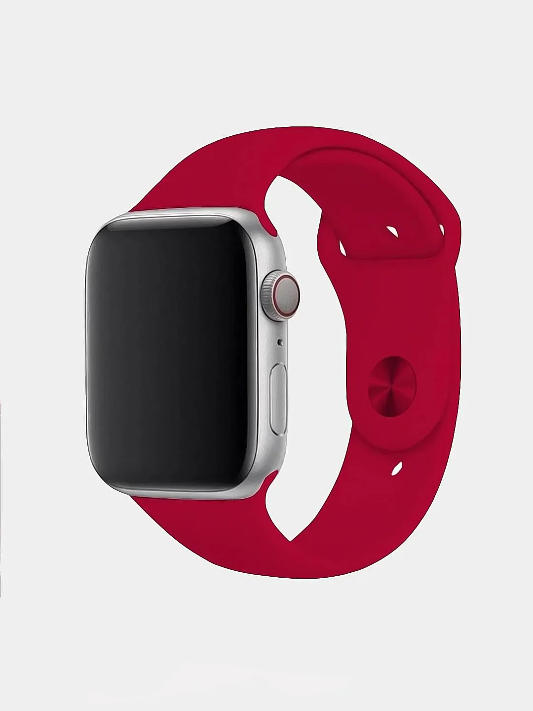 Пурпурный ремешок для Apple Watch, силиконовый