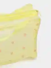 Желтый косметичка для душа