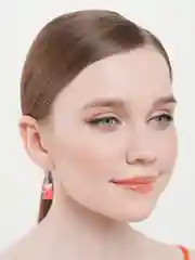 Красный серьги с блестящими мармеладными мишками