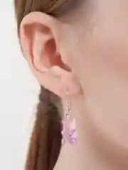 Лавандовый серьги с блестящими мармеладными мишками