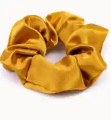 Желтый резинка для волос, атласная