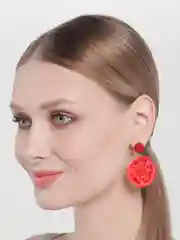 Бордовый серьги, 18 видов, серьги серия: фрукты, овощи, мороженое, овощи, пирожное, куколка