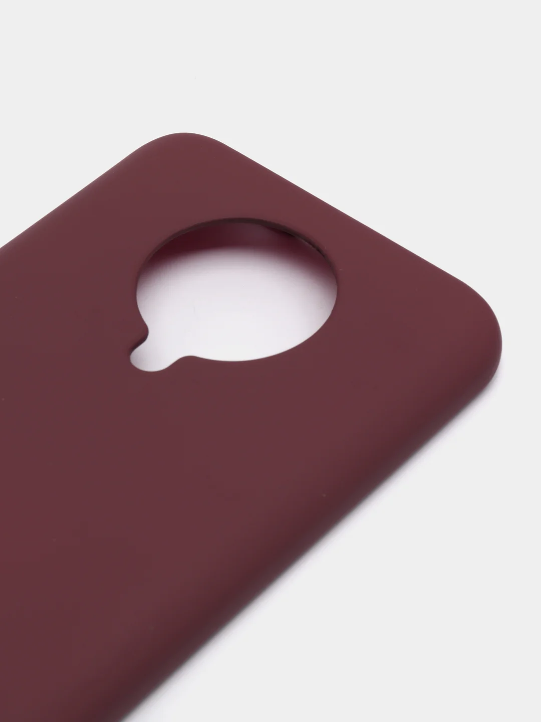 Пурпурный чехол Xiaomi Redmi K30 Pro / Poco F2 Pro с закрытым низом и бархатом внутри Silicone Cover
