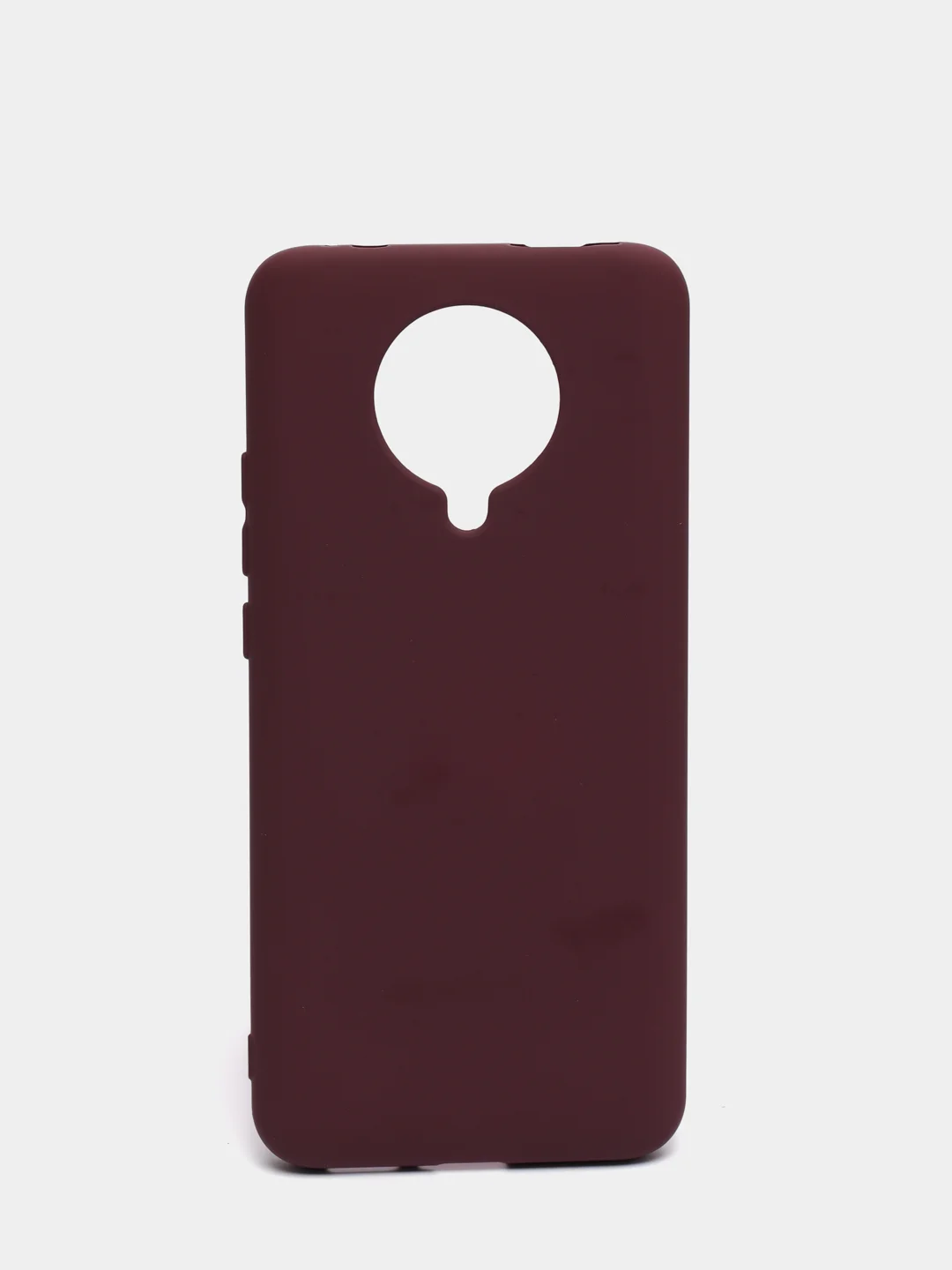 Пурпурный чехол Xiaomi Redmi K30 Pro / Poco F2 Pro с закрытым низом и бархатом внутри Silicone Cover