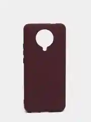 Пурпурный чехол Xiaomi Redmi K30 Pro / Poco F2 Pro с закрытым низом и бархатом внутри Silicone Cover