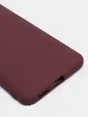 Пурпурный чехол Xiaomi Redmi K30 Pro / Poco F2 Pro с закрытым низом и бархатом внутри Silicone Cover