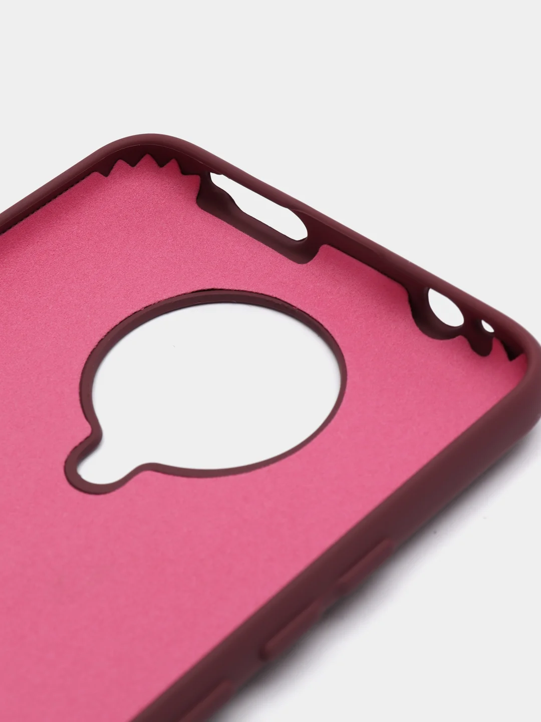Пурпурный чехол Xiaomi Redmi K30 Pro / Poco F2 Pro с закрытым низом и бархатом внутри Silicone Cover