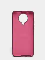 Пурпурный чехол Xiaomi Redmi K30 Pro / Poco F2 Pro с закрытым низом и бархатом внутри Silicone Cover