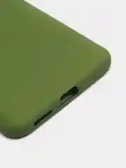Зеленый чехол Xiaomi Redmi K30 Pro / Poco F2 Pro с закрытым низом и бархатом внутри Silicone Cover