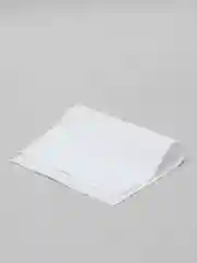 Белый фетр листовой, мягкий, 1 мм