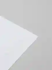 Белый фетр листовой, мягкий, 1 мм
