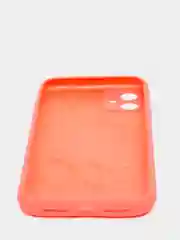 Коралловый чехол Silicone Case iPhone 11 с защитой камеры с бархатной подкладкой