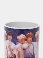 Серый кружки "K-pop" 9 видов, BTS, Stray Kids, BLACKPINK и др.