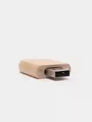 Бежевый флешка USB, деревянная
