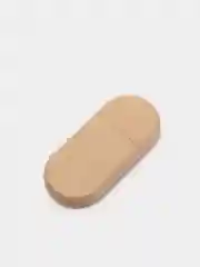Бежевый флешка USB, деревянная