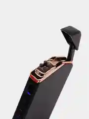 Зеленый электронная импульсная зажигалка USB Plazma, Металлическая, с сенсорным управлением LED
