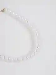 Белый женские бусы из жемчуга "Лаура"