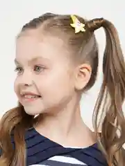 Желтый заколка для волос