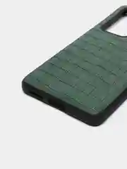 Зеленый чехол для Huawei P30 Lite/P40/P40Lite/P40 Pro/Honor 8S/8A/Y5 19/Y6 19/Y6p, вставка из кожи