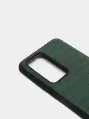 Зеленый чехол для Huawei P30 Lite/P40/P40Lite/P40 Pro/Honor 8S/8A/Y5 19/Y6 19/Y6p, вставка из кожи