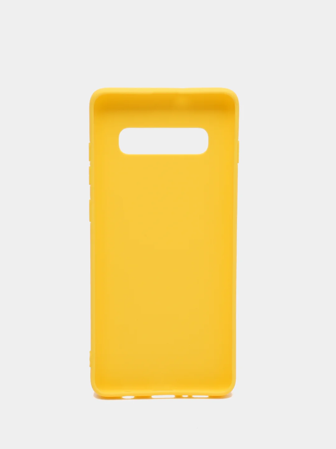 Желтый чехол на Samsung (Самсунг) S8, S9, S9 plus, S10, S10 plus, S10e
