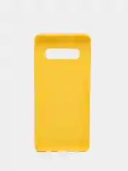 Желтый чехол на Samsung (Самсунг) S8, S9, S9 plus, S10, S10 plus, S10e