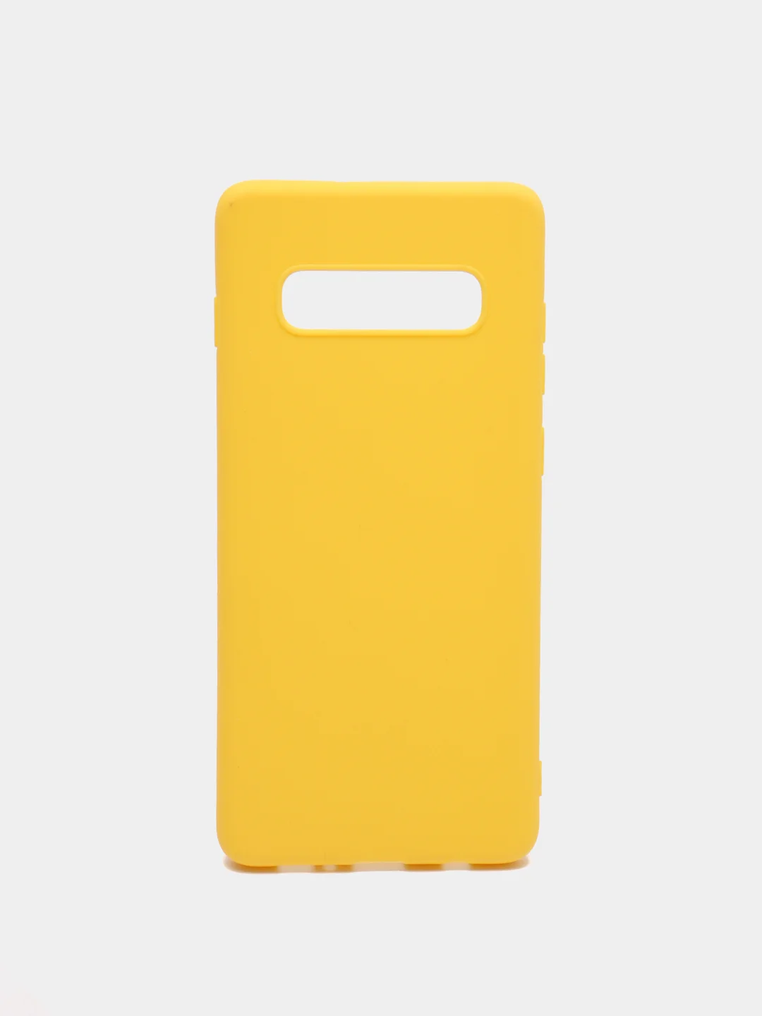 Желтый чехол на Samsung (Самсунг) S8, S9, S9 plus, S10, S10 plus, S10e