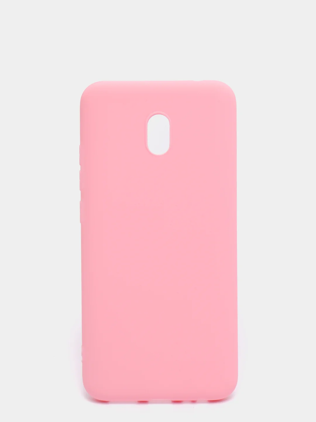 Розовый чехол Xiaomi Redmi 8A, Сяоми Редми 8А, силиконовый цветной матовый