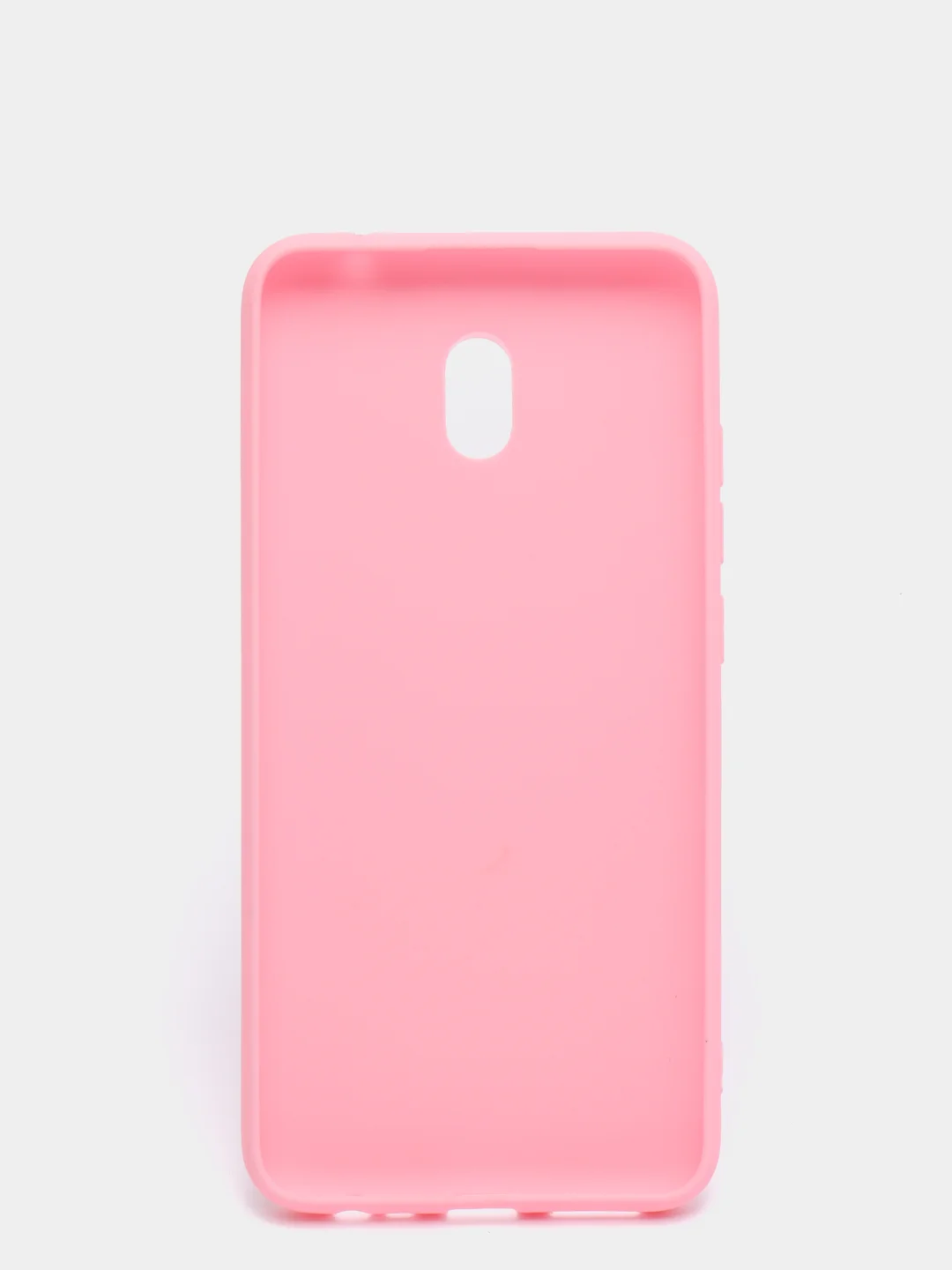 Розовый чехол Xiaomi Redmi 8A, Сяоми Редми 8А, силиконовый цветной матовый